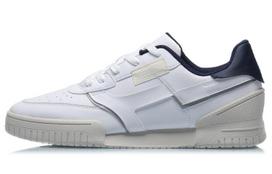 Li Ning Lightweight And Breathable Low top Skateboard Shoes Men's White Blue AGCQ305-1 42