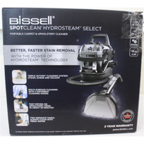 IŠPARDAVIMAS. | Bissell Portable Carpet and Upholstery Cleaner | SpotClean HydroSteam Select | Corded operating | Washing function | 1000 W | Black | 23 month(s) | PAŽEISTA PAKUOTĖ | 3697NSO