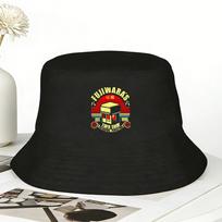 Fujiwaras Tofu Shop Bucket Hat For Unisex Women  FisherUnisex Hats Fashion Vacation Caps Breathable Outdoor Graphic Sun Hats One Size