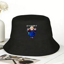 Pragmata Diana Anime Bucket Hat  Outdoor FisherUnisex Caps Breathable Beach Travel Sun Hats For Women Casual Graphic Cap One Size