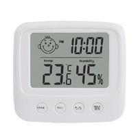 2pc LCD Digital Temperature Baby Room Hygrometer Backlight Home Indoor Electronic Hygrometer Thermometer Detector Easy Install 1PCS No Backlight