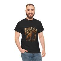 Built To Endure Grizzly Bear Wildlife Art Montana Wilderness Animal T-Shirt M