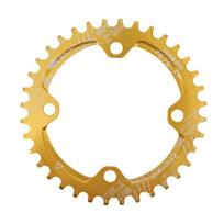 SNAIL Chainring 104BCD Road MTB Mountain Bike Single Round Narrow Wide Chain Ring Chainwheel 32T 34T 36T 38T 40T 42T 32T auksinė