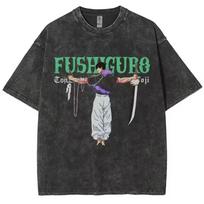 Anime Jujutsu Kaisen Gojo Satoru T Shirts Washed Men Women Harajuku TShirts High Quality Retro for Men Women Tops S