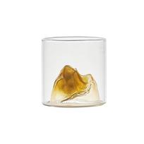 170Ml Japanese Whisky Glass Cup 3D Fuji Mountain Water Glass Vodka Wine Cup Tumbler Tea Coffee Cups Rock Drinkware 1pcs auksas