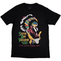 Stevie Ray Vaughan Unisex T-Shirt: Double Trouble (Large) S