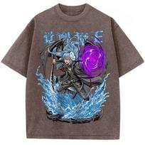 Anime That Time I Got Reincarnated As A Slime Tempest Rimuru Print T Shirt Men Women Cotton Tshirt Washed Tshirt Harajuku Tops M