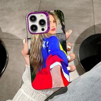 Lele Pons Mobile Cell Phone Case for iPhone 17 16 15 14 13 12 11 X XR XS 8 7 Air Pro Max Plus Purple Translucent Colorful Cover iPhone 16 Plus