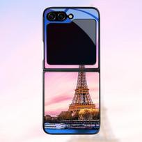 Rooster Beret Eiffel Breath For Samsung Galaxy Z Flip6 8 5G Flip 3 5 6 4 7 Parisian Rhyme Draped Cases Whimsy Gallic and Gentle Galaxy Z Flip 4