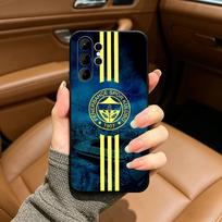 1907-Turkey F-Fenerbahce Soft Silicone Case for Samsung S25, S24, S21, S22, S23, S30, Ultra, S20, Plus, FE, Lite-Black Samsung S22ULTRA5G