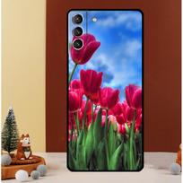 Tulips Flower Case For Samsung Galaxy S25 S26 Ultra S20 S21 S22 S23 S24 Ultra S10 Plus S25 FE Cover Funda Galaxy S22Ultra