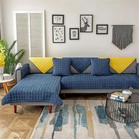 Sustorėjęs pliušas sofos užvalkalas Nordic universalus sofos rankšluosčių kombinuotas kilimėlis neslystantis neslystantis plaunamas sofos užvalkalas svetainei 1pcs45x45 pillowcase