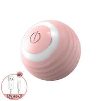 Cat Interactive Ball Smart Cat Toys Electronic Interactive Cat Toy Magic Ball Electronic Interactive Cat Toy Cat Game Accessorie Diameter 42mm rožinė