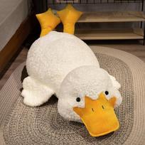 55/70/120CM Didelis pliušinis žaislas antis Pliušiniai žaislai Minkšta antis Pliušinė pagalvė Kilimėlis Miego pagalvė Gimtadienio Valentino dienos dovana 55cm
