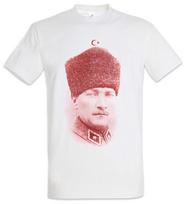 Atatürk portreto marškinėliai Mustafa Kemalis Turkija Turkijos Respublika Stambulas Musulmonas L
