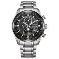 CITIZEN 100m atsparus vandeniui Kvarcinis mechanizmas Super Titano apyrankė Laikrodis Vyriški Laikrodžiai Juodas ciferblatas BY1018-80E Black Dial