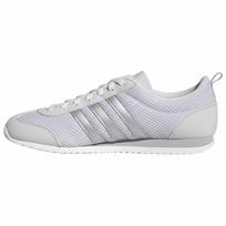 Adidas Vs Jog 2.0 Fabric Synthetic Leather Ice Cream T Shoes Comfortable Versatile Low Top Casual Shoes Unisex sneaker Gray White KH7655 35⅔