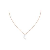 Swarovski Penélope Cruz Moonsun Necklace Women necklace Rose-Gold 5486357 Box+Shopping Bag (Random Color) white