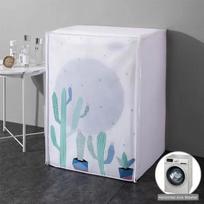 Front Loading Washing Machine Cover for Drum PEVA Sunscreen Dust Proof Cover Protective Automatic Washing Machine Household