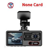 WiFi 3-Camera Car DVR - HD 1080P Dashcam, In-Car 3-Channel Video Recorder 【No WIFI】2 Lens No Card