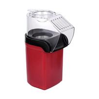 Electric Hot Air Popcorn Maker Mini Popcorn Machine Household Corn Popper No Oil Required Fast Heating and Easy Operation A raudona