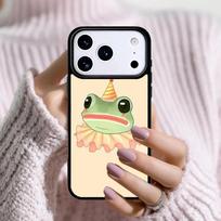 Cute Frog Cartoon Phone Case For Apple iPhone 17 Air 16E 15 14 Plus 13 12 11 Pro Max Mini Funda Cover iPhone 13 Pro Max