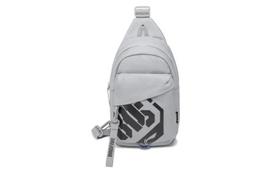 Li Ning Polyester Sling Bag Regular Unisex Mist Gray ABDU095-2
