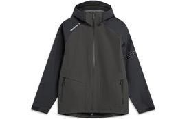 Li Ning Waterproof And Windproof Windbreaker Jacket Men's Jet Sky Black ACFU003-3 S