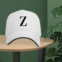 Initial A Letter Baseball Cap Breathable Polyester Adjustable Sports Cap for Adult Unisex Women One Size