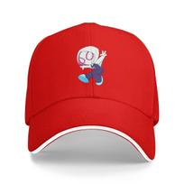 Unisex Baseball Hats Grl Pwr Cartoon Ghost Kids Outdoor Streetwear Summer Sports Baseball Caps Cap Casquette Polychromatic Hats One Size