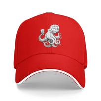Unisex Baseball Hats Hoptopus  Outdoor Streetwear Summer Sports Baseball Caps Hip Hop Cap Casquette Polychromatic Hats One Size