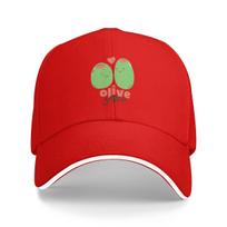 Unisex Baseball Hats Olive You  I Love You Outdoor Streetwear Summer Sports Baseball Caps  Cap Casquette Polychromatic Hats One Size