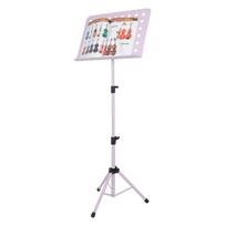 Convenient Music Stand Collapsible Sheet Music Score Tripod Stand Holder Aluminum Alloy Foldable Music Sheet Stand violetinė