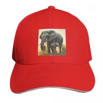 A Majestic Elephant With Her Baby Elephant Cap Fashion Casual Baseball Caps Adjustable Hat Hip Hop Summer Unisex Baseball Hats One Size