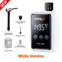 150 PSI Portable Pocket Bike Pump Electric Air Pump Rechargeable Compressor Tire Inflator For Bicycle Tire with Digital Gauge balta