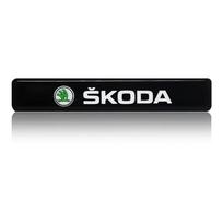 2026 Hot 1/2PCS Car Decorative Light LED Front Hood Grille Emblem Badge Decor For Skoda Octavia Fabia RS Kamiq Kodiaq Rapid SCAL