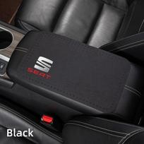 Armrest Box Protective Pad High-Quality Suede Armrest Pad For Seat Leon Ibiza Alhambra Exeo Altea Arona Mii IBL Car Accessories