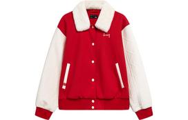 Li Ning Sports Life Collection Jacket Women's Samba Red Ecru AJMU012-1 L