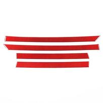 For SEAT Leon Mk2 1P 2008-2012 Soft Carbon Fiber Car Inner Door Armrest Decorative Strips Trim Stickers Car Accessories