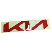 23CM ABS Car Front Hood Emblem Rear Trunk Badge Sticker for KIA K5 Stonic Sportage Ceed Cerato Optima Picanto Rio Soul Sorento raudona