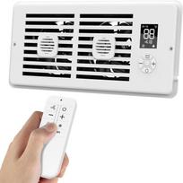 Register Booster Fan 4*10Inch Smart Heating Cooling AC Vent Fan With Remote Control & Thermostat Control Household Radiator 4-10Inch EUPlug