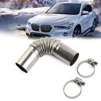 1PC 25mm Elbow Pipe Air Diesel Parking Heater Exhaust Pipe Connector W/Clamps For Webasto For Eberspacher Diesel Heater