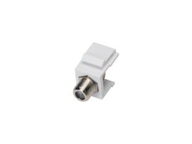 Adapter Typu Keystone Ze Złączem F, Kolor Biały Alantec
