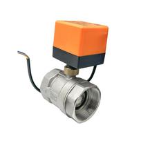 DN15 DN20 DN25 DN32 DN40 DN50 304 Stainless Steel Electric Ball Valve 3-wire 2-way Control Motorized Ball Valve 220VAC