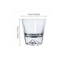 310ml/350ml Creative Whiskey Glass Art Design Fuji Mountain Cups Household Drinkware Snow Mountain Cups Water Mug Cup  Best Gift 1pcs