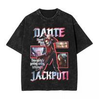 Devil May Cry  Logo Vintage Washed Oversized TShirt  Unisex Action Game Streetwear Tee S