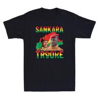 Africa Resistance Thomas Sankara Burkina Faso Ibrahim Traore Retro Men's T-Shirt 2XL