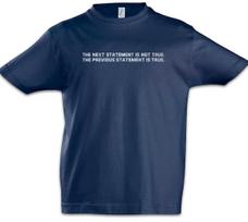 The Next Statement Boys kids boys T-Shirt is not true Fun Geek Nerd Science Scientist 100