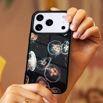 Jellyfish capa Magnetic Wireless For Magsafe phone Case For iPhone 17 11 12 13 14 15 16 Pro Max Plus Shockproof Cover iPhone 15 Pro