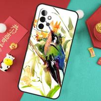 Hummingbird and Flowers Case For Samsung Galaxy A16 A26 A36 A56 A15 A35 A55 A14 A34 A54 A12 A32 A52 A13 A33 A53 A17 Samsung A35